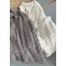 Aesthetic gray clothes v neck sleeveless oversized knitwear