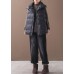 thick black women parka oversized down jacket sleeveless stand collar winter short outwear