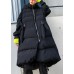 Fine plus size clothing winter jacket winter coats black hooded sleeveless Parkas for women