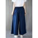 New Linen Casual Wide Leg Pants Plus Size Chinese Button Pants