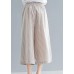 nude summer cotton women pants loose casual pants skirts